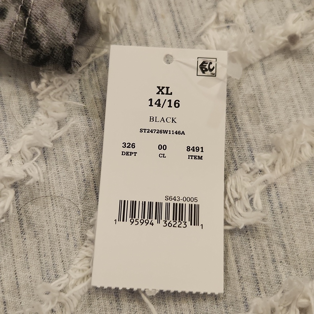 Black & gray tie dye Beetlejuice t-shirt size XL, new with tags! - Picture 3 of 7